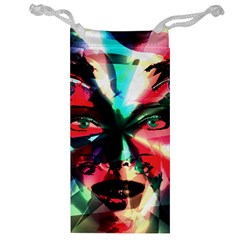 Abstract Girl Jewelry Bag by Valentinaart