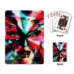 Abstract girl Playing Card