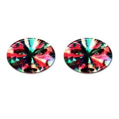 Abstract girl Cufflinks (Oval)