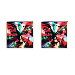 Abstract girl Cufflinks (Square)