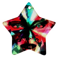 Abstract girl Star Ornament (Two Sides)