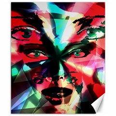 Abstract Girl Canvas 8  X 10  by Valentinaart