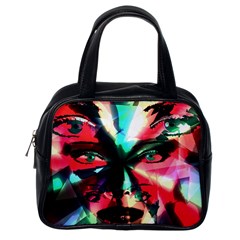 Abstract Girl Classic Handbags (one Side) by Valentinaart