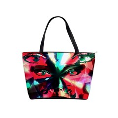 Abstract girl Shoulder Handbags