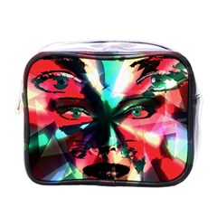 Abstract girl Mini Toiletries Bags