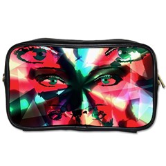 Abstract girl Toiletries Bags