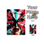 Abstract girl Playing Cards 54 (Mini)  Front - HeartJ