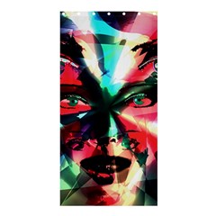 Abstract Girl Shower Curtain 36  X 72  (stall)  by Valentinaart