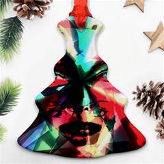 Abstract girl Christmas Tree Ornament (Two Sides)