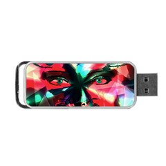 Abstract girl Portable USB Flash (One Side)