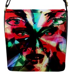 Abstract girl Flap Messenger Bag (S)