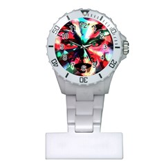 Abstract girl Plastic Nurses Watch