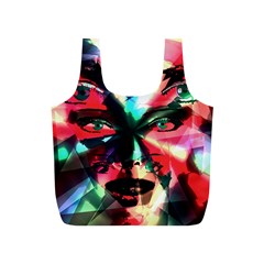 Abstract girl Full Print Recycle Bags (S) 