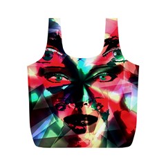 Abstract girl Full Print Recycle Bags (M) 