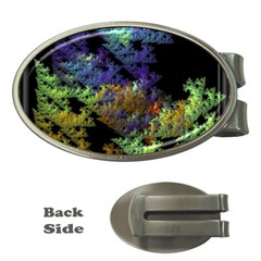 Fractal Forest Money Clips (oval)  by Simbadda