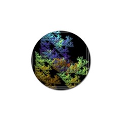 Fractal Forest Golf Ball Marker by Simbadda