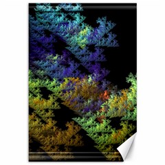 Fractal Forest Canvas 12  X 18   by Simbadda