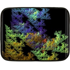 Fractal Forest Fleece Blanket (mini) by Simbadda