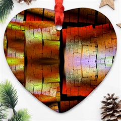 Fractal Tiles Ornament (Heart)