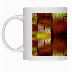 Fractal Tiles White Mugs