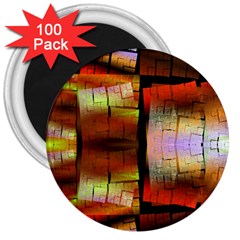 Fractal Tiles 3  Magnets (100 pack)