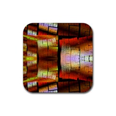 Fractal Tiles Rubber Coaster (Square) 