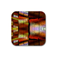 Fractal Tiles Rubber Square Coaster (4 pack) 