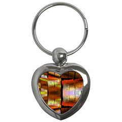 Fractal Tiles Key Chains (Heart) 