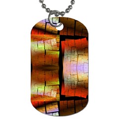 Fractal Tiles Dog Tag (One Side)