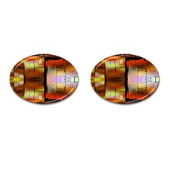 Fractal Tiles Cufflinks (Oval)