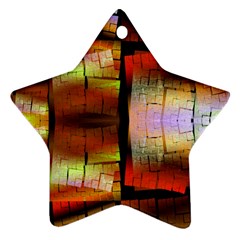 Fractal Tiles Star Ornament (Two Sides)