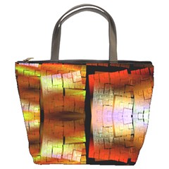 Fractal Tiles Bucket Bags by Simbadda