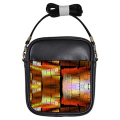 Fractal Tiles Girls Sling Bags