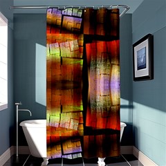 Fractal Tiles Shower Curtain 36  x 72  (Stall) 