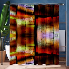 Fractal Tiles Shower Curtain 60  x 72  (Medium) 