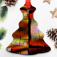 Fractal Tiles Christmas Tree Ornament (two Sides) by Simbadda