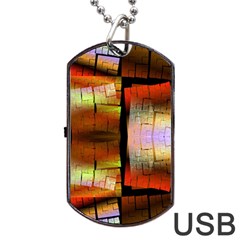 Fractal Tiles Dog Tag USB Flash (One Side)