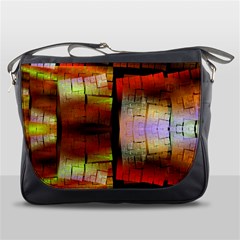 Fractal Tiles Messenger Bags