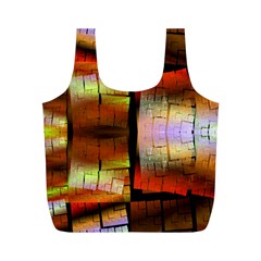 Fractal Tiles Full Print Recycle Bags (M) 