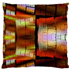 Fractal Tiles Large Flano Cushion Case (Two Sides)