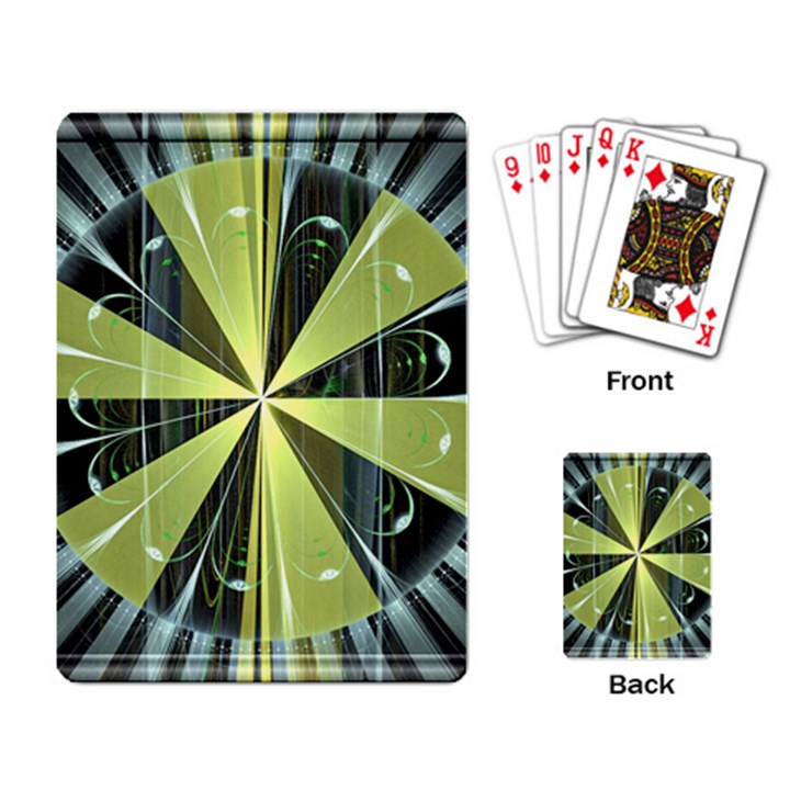 Fractal Ball Playing Card