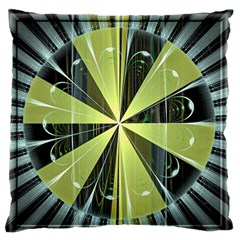 Fractal Ball Large Flano Cushion Case (one Side) by Simbadda