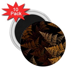 Fractal Fern 2 25  Magnets (10 Pack)  by Simbadda