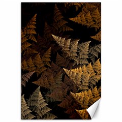 Fractal Fern Canvas 12  X 18   by Simbadda