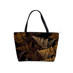 Fractal Fern Shoulder Handbags