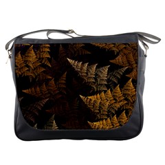 Fractal Fern Messenger Bags