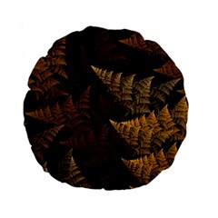 Fractal Fern Standard 15  Premium Round Cushions