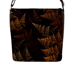 Fractal Fern Flap Messenger Bag (L) 