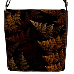 Fractal Fern Flap Messenger Bag (S)