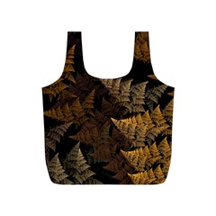 Fractal Fern Full Print Recycle Bags (S) 